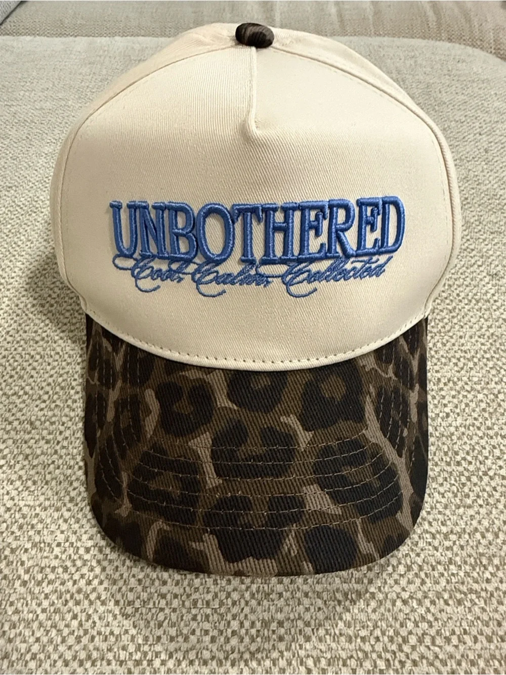 Altar’d State 'UNBOTHERED Embroidered Trucker Hat